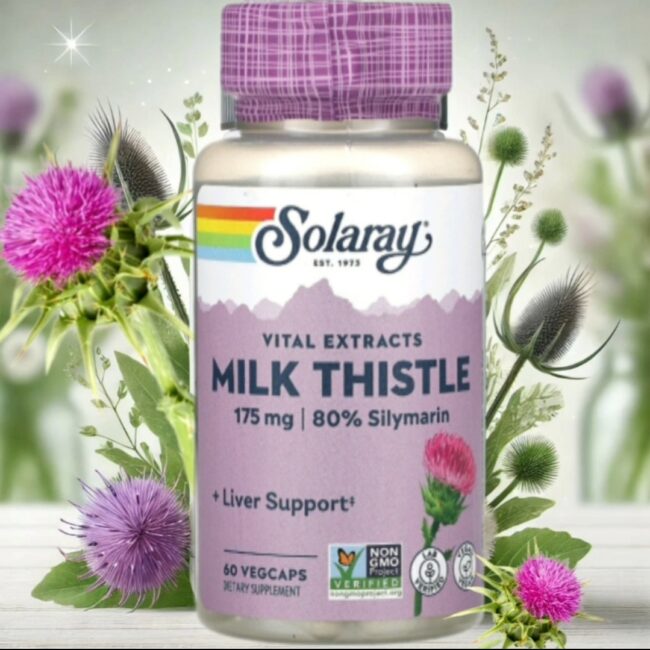 Extrait Vitaux, Chardon-Marie, 60 vegs Solaray