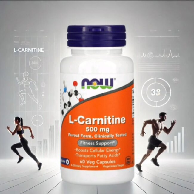 L-Carnitine 500 mg 60 Veg Capsules